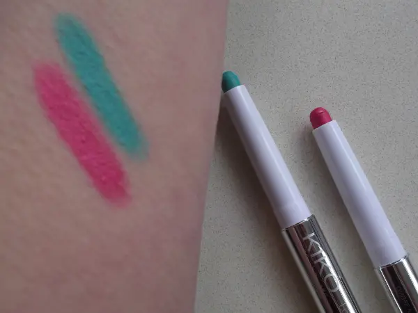 Kiko Long Lasting Stick Eyeshadow Swatches