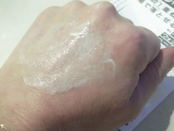Shiseido Fullmake Washable Base on Hand