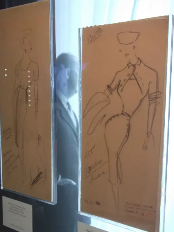 Dior Harrods Original Dior Sketches