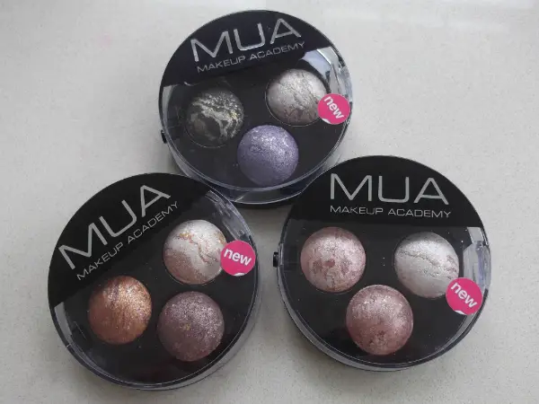 MUA Merged Trio Eyeshadows
