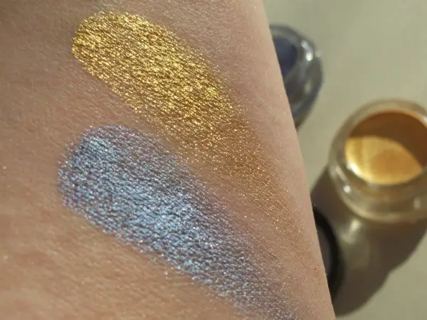 Maybelline Color Tattoo Light In Purple Color Transformer and 24 Carat Gold Swatch