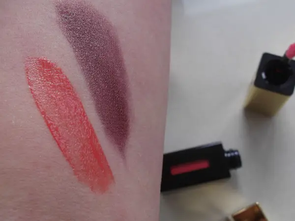 YSL Rouge Pur Couture in Brun Sultan and Vernis A Levres in Corail Alla Prima