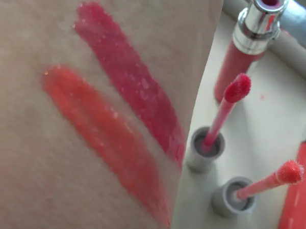 Lancome In Love Glosses Swatched