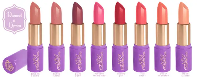 Neve Cosmetics Dessert-a Levres Line Up