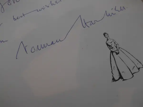 Norman Hartnell Book Autograph