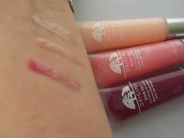 Origins Drink Up Lip Balm Swatch