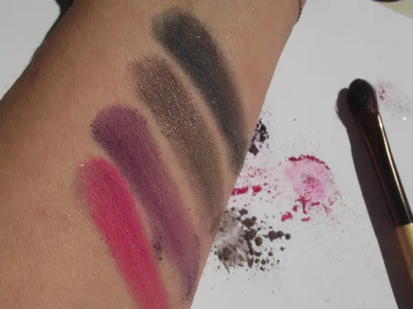 Concrete Mineral Make Up Swatches