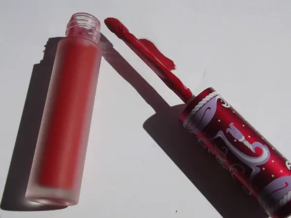 Lime Crime Velvetines in Red Velvet Open