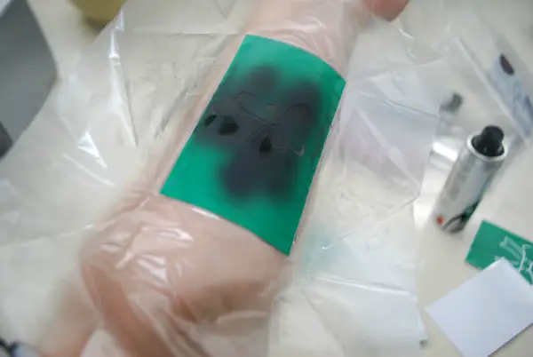 Iconic Body Art Sprayed