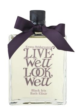 Emma Bridgewater Live Well Look Well Black Iris Bath Elixir