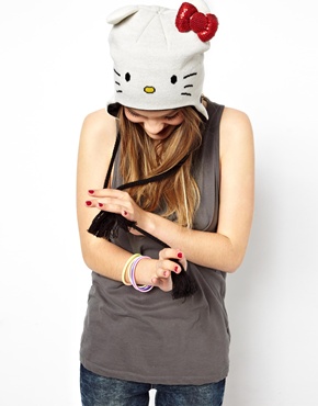 Vans Ear Flap Hello Kitty Hat