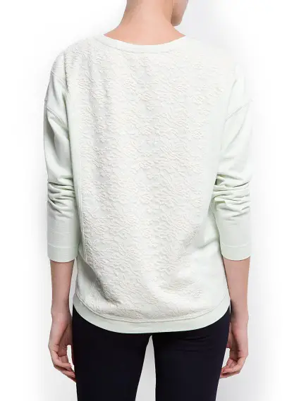 Lace Panel Sweat 2