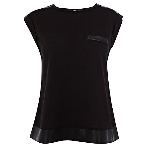 Oasis Leather Trim Top