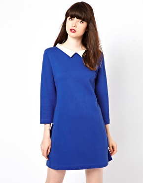 Jaeger Peter Pan Collar Dress