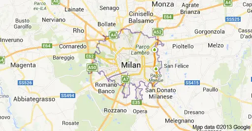 Milan Map