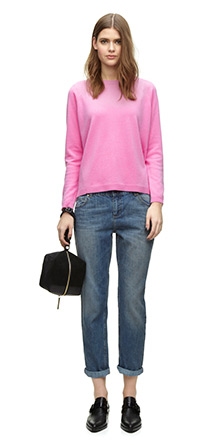 Rose Cashmere Boxy