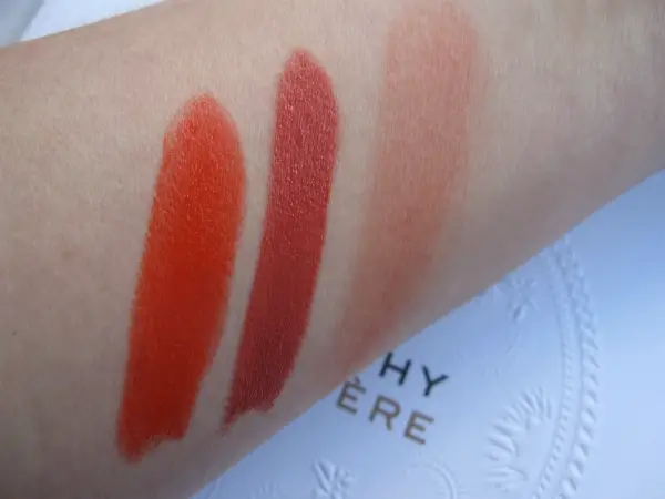 Givenchy Croisiere Lipstick Swatches