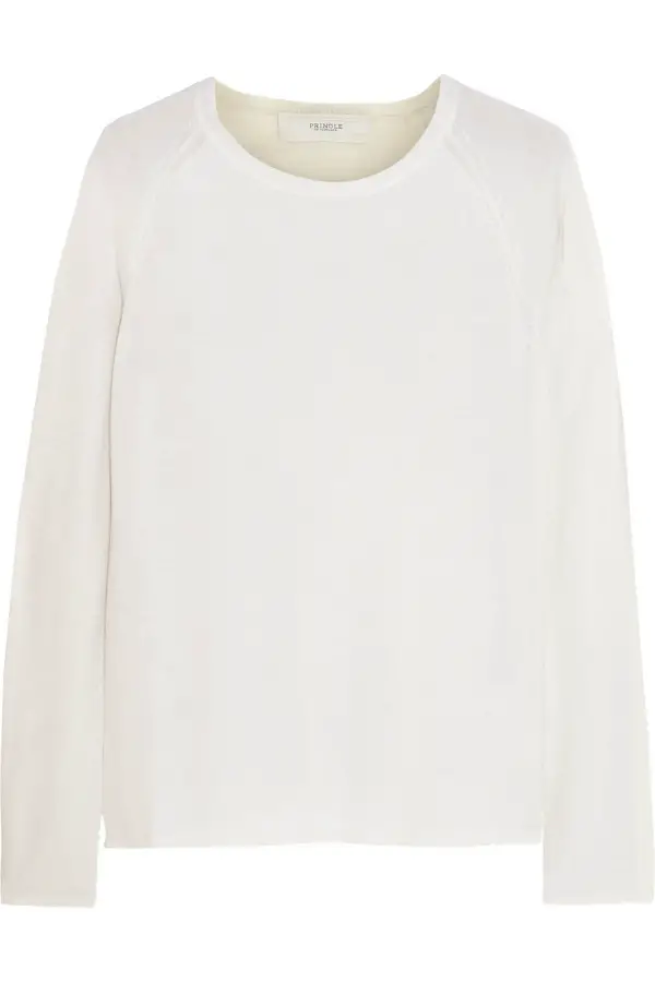 Pringle Ivory Cashmere Silk