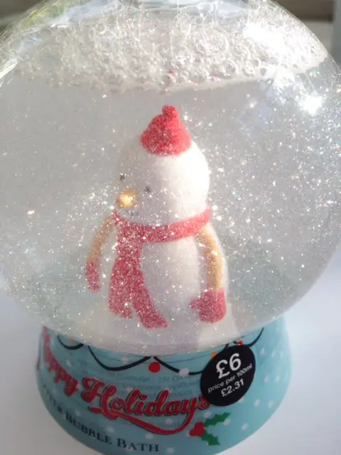 Snowglobe Bubble Bath